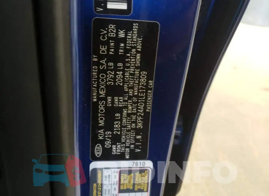 3KPF24AD1LE173809 Photo# 12