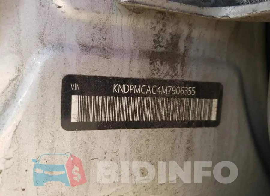 KNDPMCAC4M7906355 Photo# 13