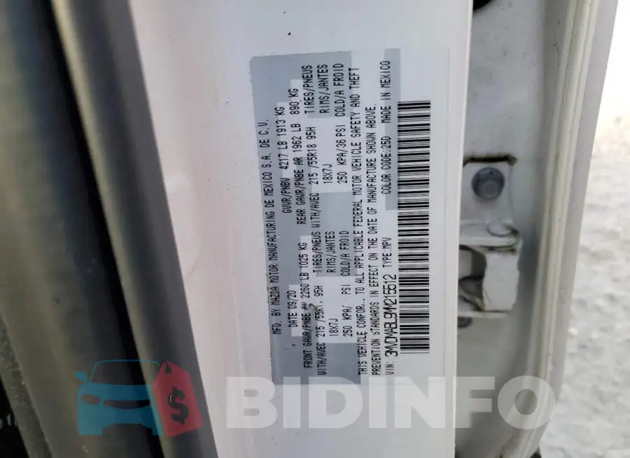 3MVDMABL9MM215512 Photo# 13