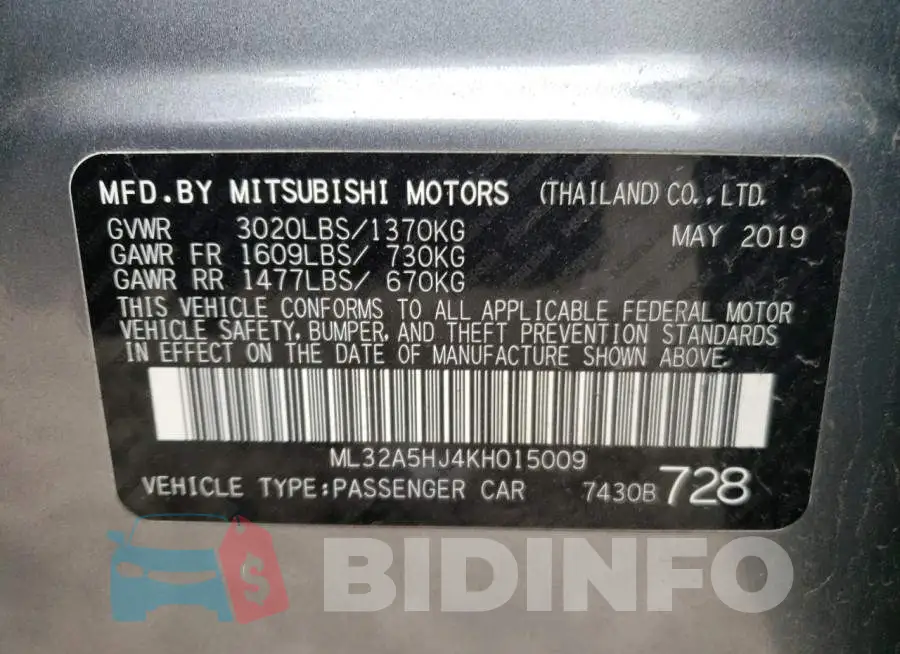 ML32A5HJ4KH015009 Photo# 12