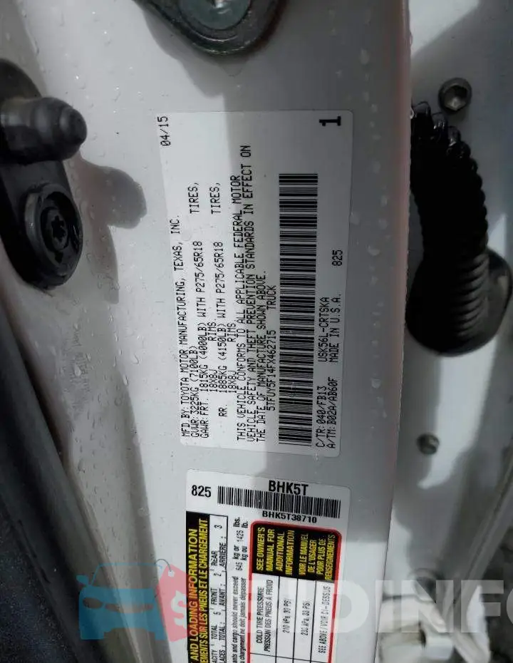 5TFUY5F14FX462715 Photo# 12