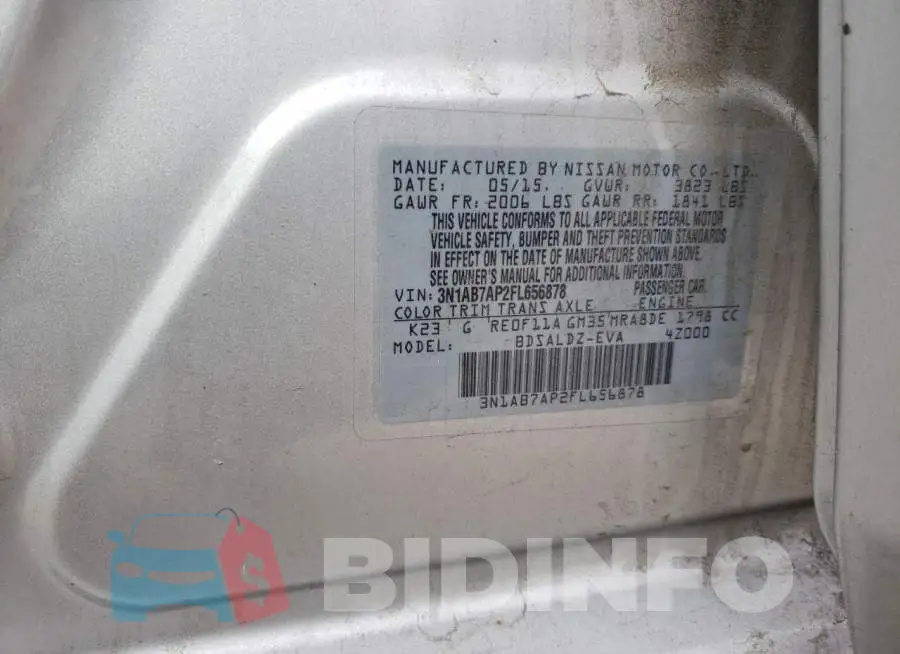 3N1AB7AP2FL656878 Photo# 12