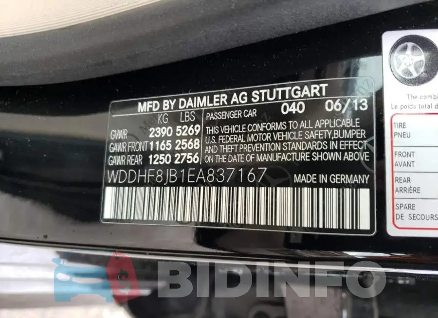 WDDHF8JB1EA837167 Photo# 12