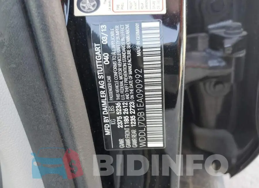 WDDLJ7DB1EA090992 Photo# 13