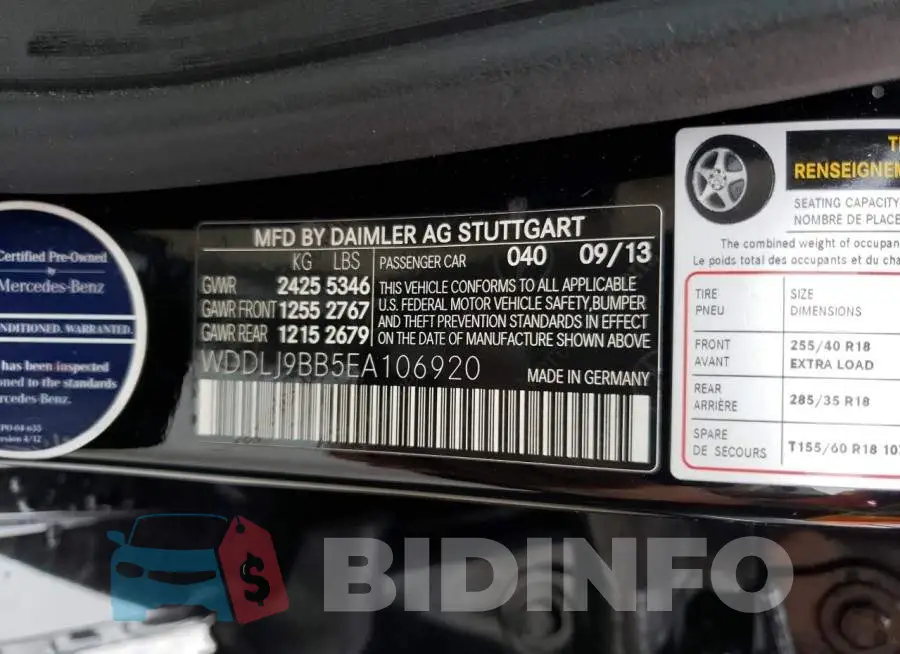 WDDLJ9BB5EA106920 Photo# 12