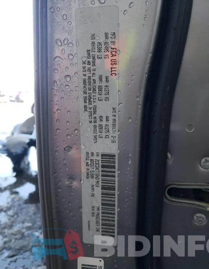 2C3CDXCT1GH210410 Photo# 12