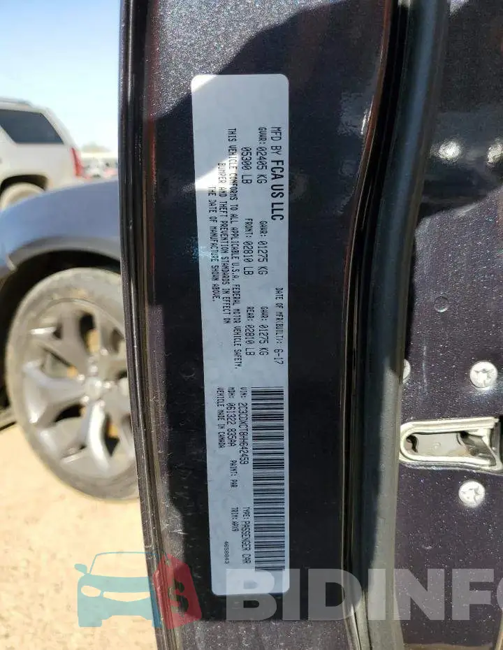 2C3CDXCT8HH642459 Photo# 12