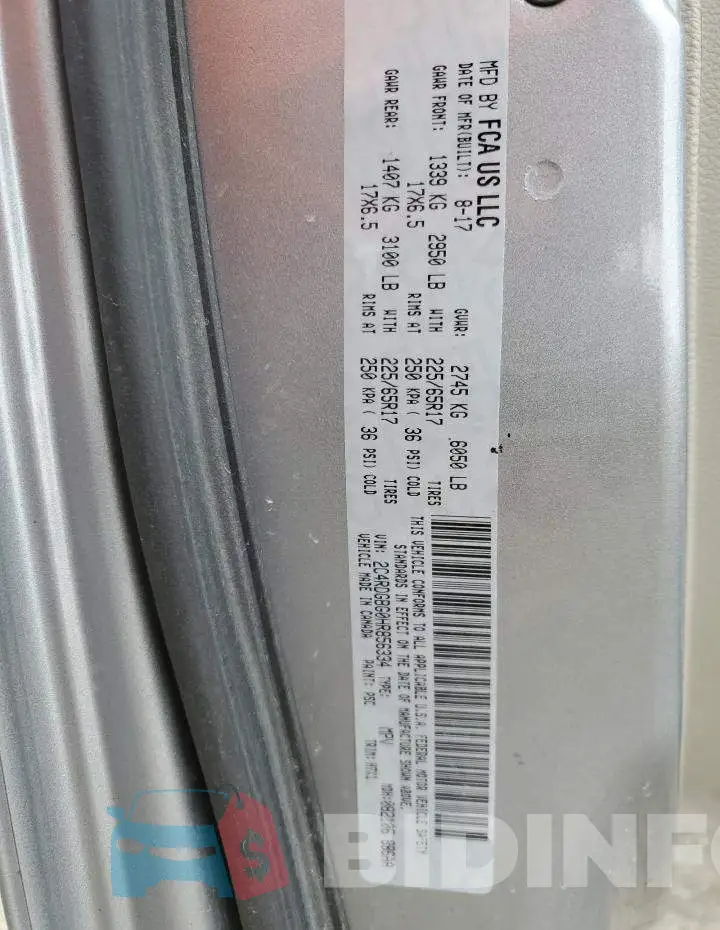 2C4RDGBG0HR856334 Photo# 13