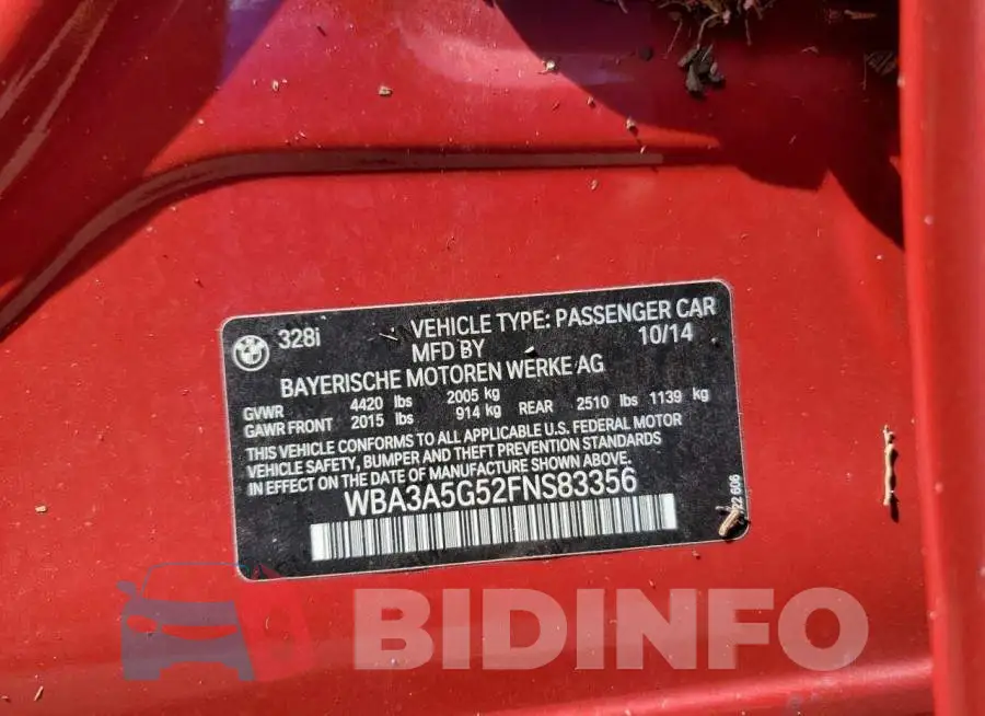 WBA3A5G52FNS83356 Photo# 12