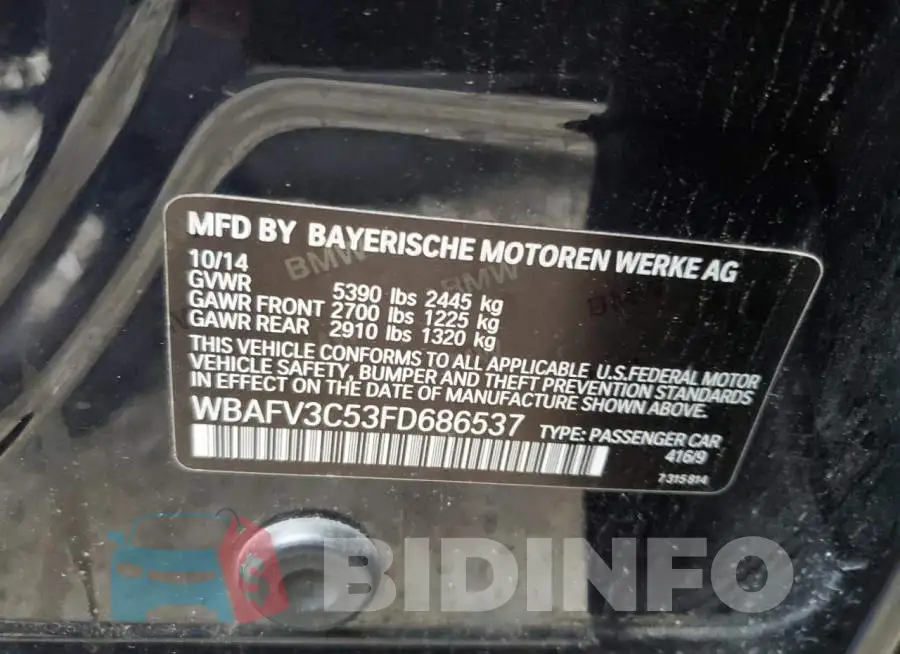 WBAFV3C53FD686537 Photo# 13