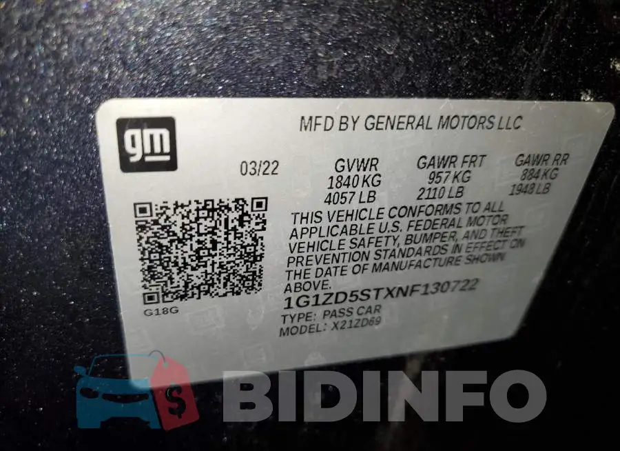 1G1ZD5STXNF130722 Photo# 12