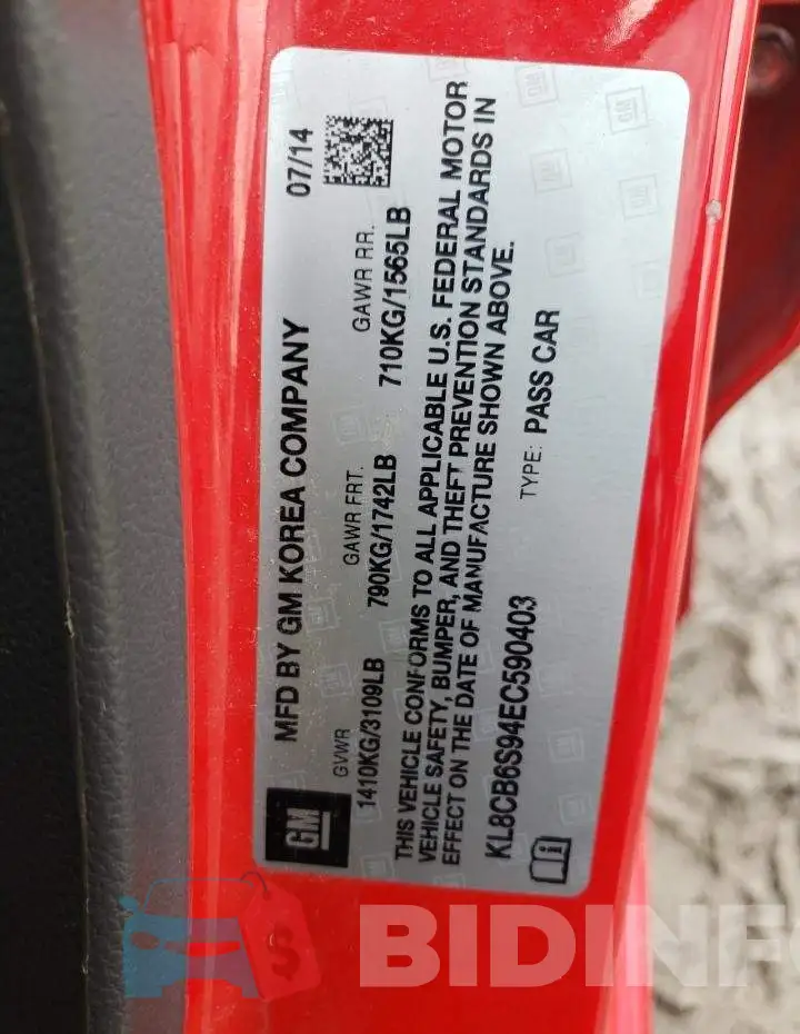 KL8CB6S94EC590403 Photo# 10