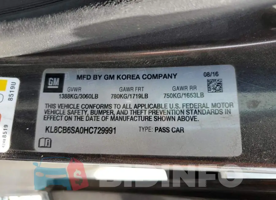 KL8CB6SA0HC729991 Photo# 12