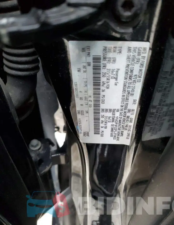 1FADP3F22FL373822 Photo# 12