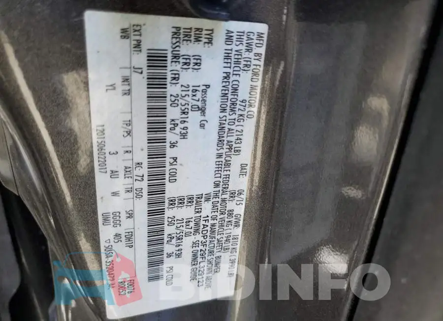 1FADP3F29FL329123 Photo# 12