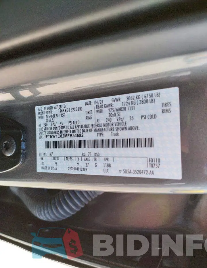 1FTEW1C82MFB54692 Photo# 12