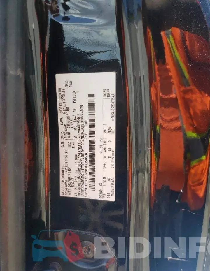 1FTEX1CP8GFD59216 Photo# 12