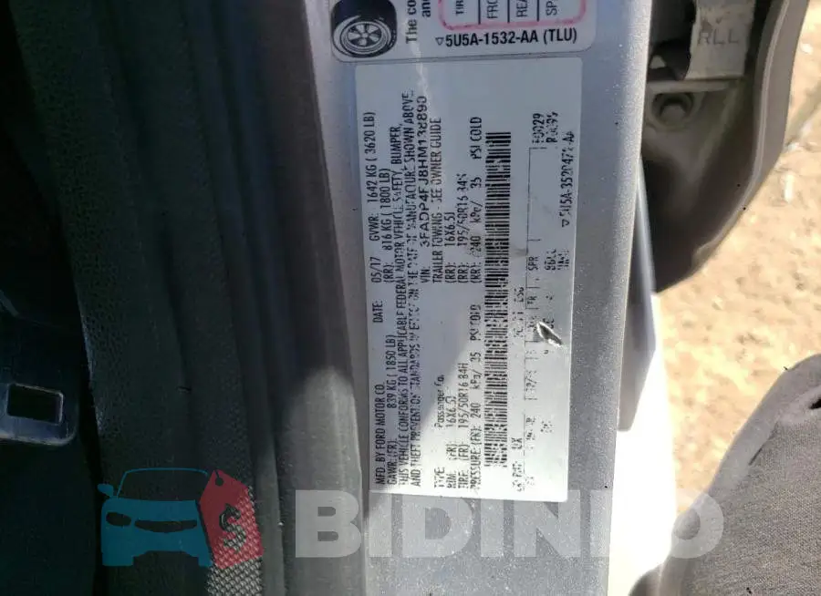 3FADP4FJ8HM138890 Photo# 12