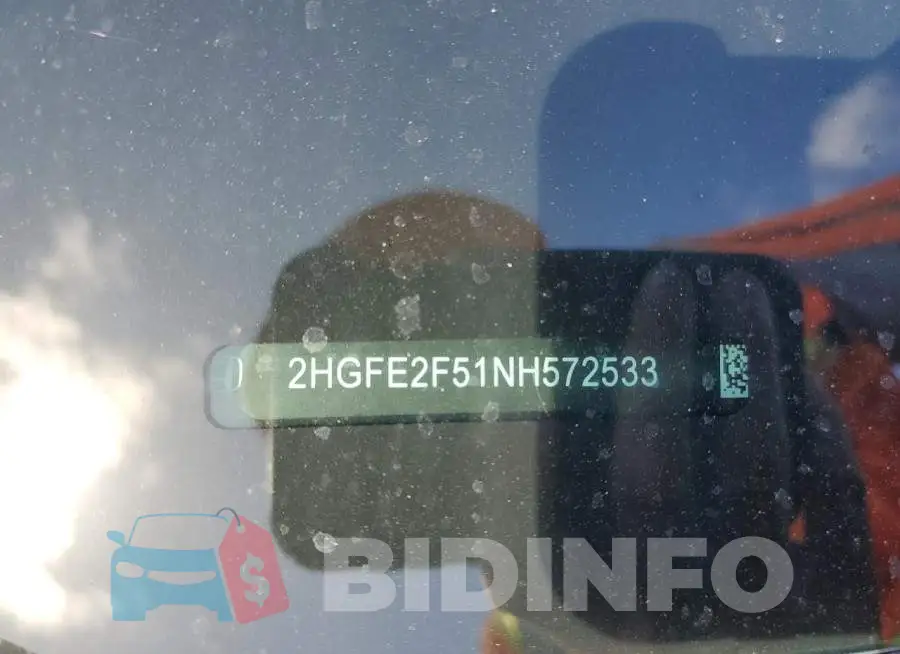 2HGFE2F51NH572533 Photo# 12