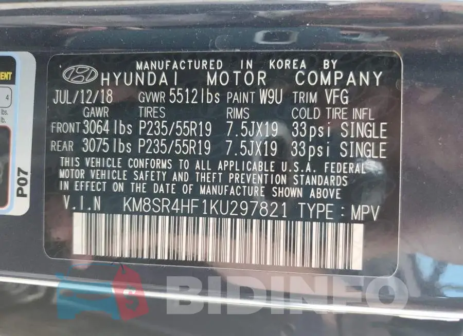 KM8SR4HF1KU297821 Photo# 13