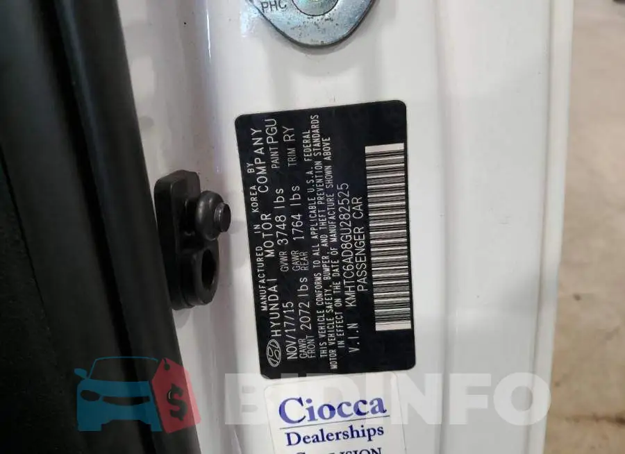 KMHTC6AD8GU282525 Photo# 12