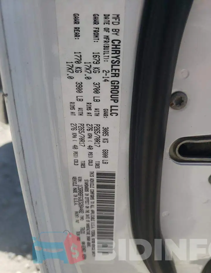 1C6RR6FG3ES264482 Photo# 12