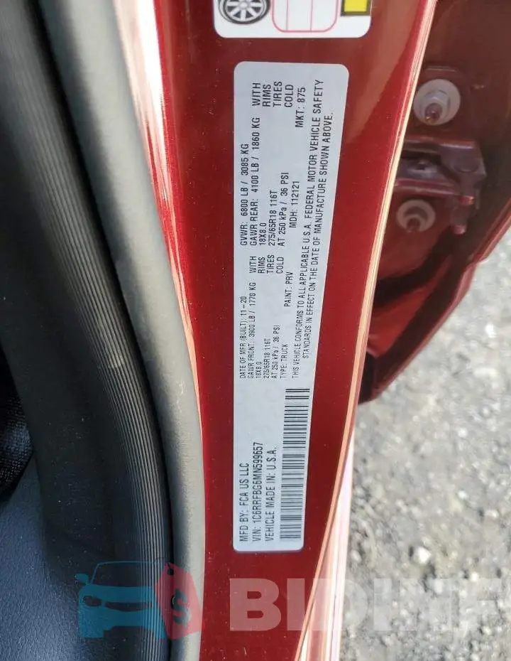 1C6RRFBG6MN599657 Photo# 12