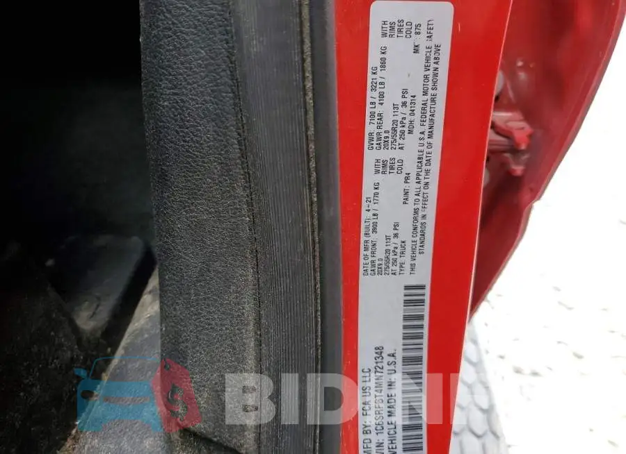 1C6SRFBT4MN721348 Photo# 13