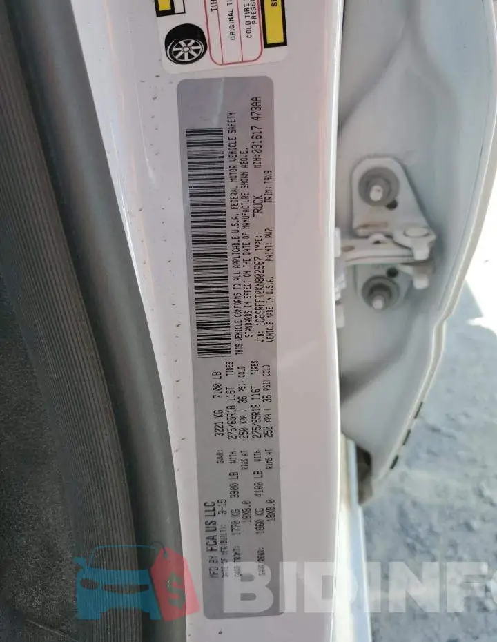 1C6SRFFT0KN802967 Photo# 12