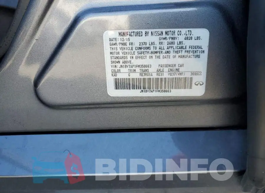 JN1BV7AP1FM358663 Photo# 10