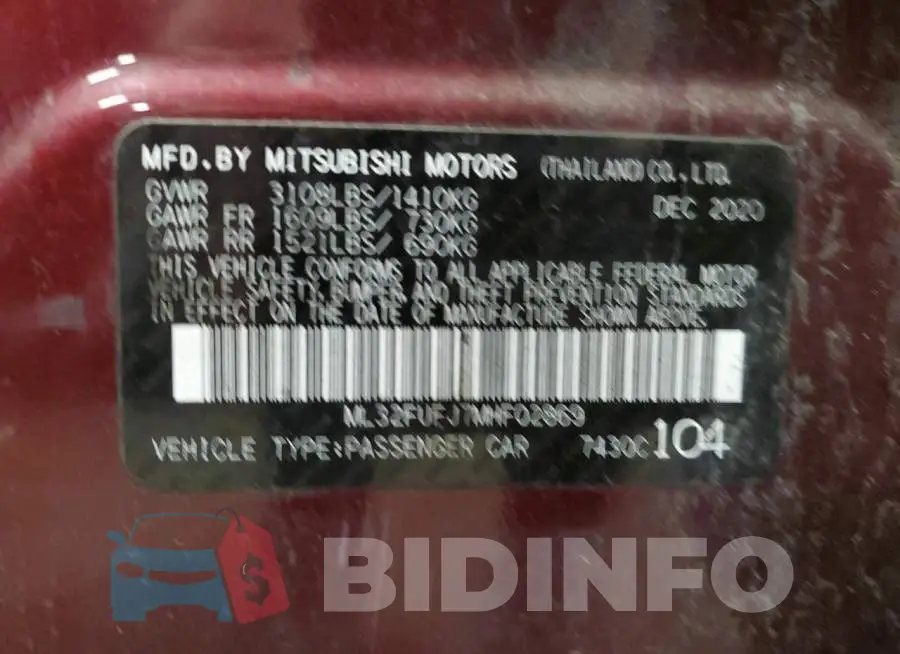 ML32FUFJ7MHF02869 Photo# 13
