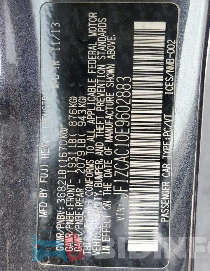 JF1ZCAC10E9602883 Photo# 13