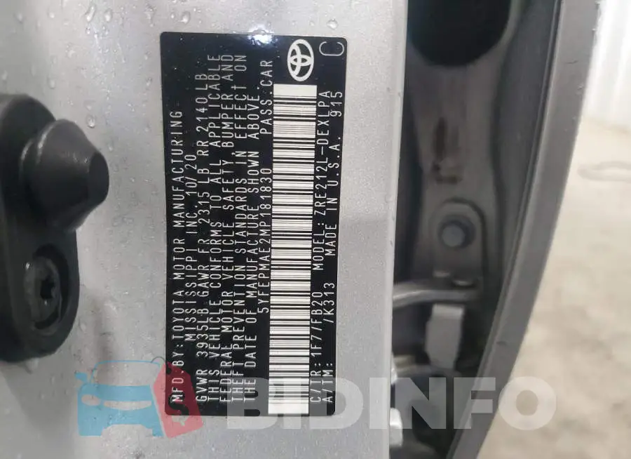 5YFEPMAE2MP181830 Photo# 12