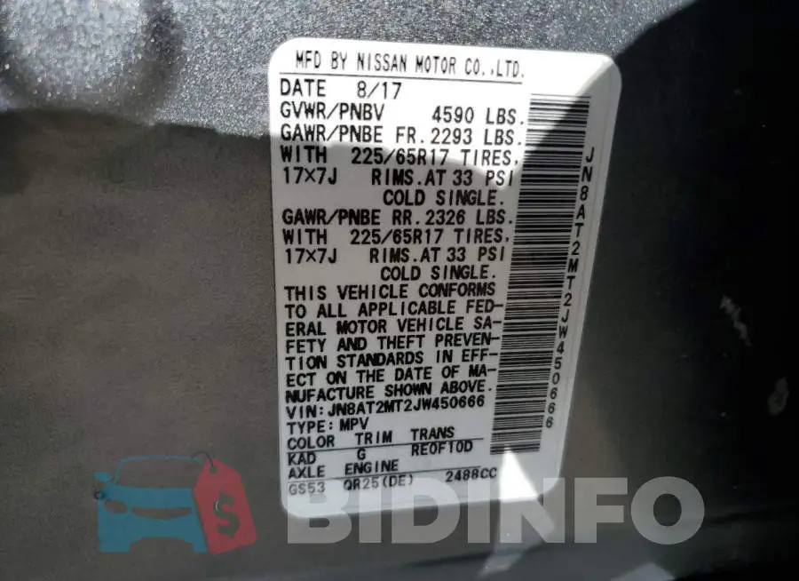 JN8AT2MT2JW450666 Photo# 12