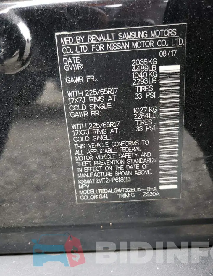 KNMAT2MT2HP618113 Photo# 12