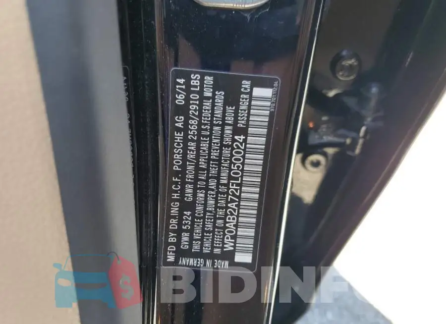 WP0AB2A72FL050024 Photo# 12