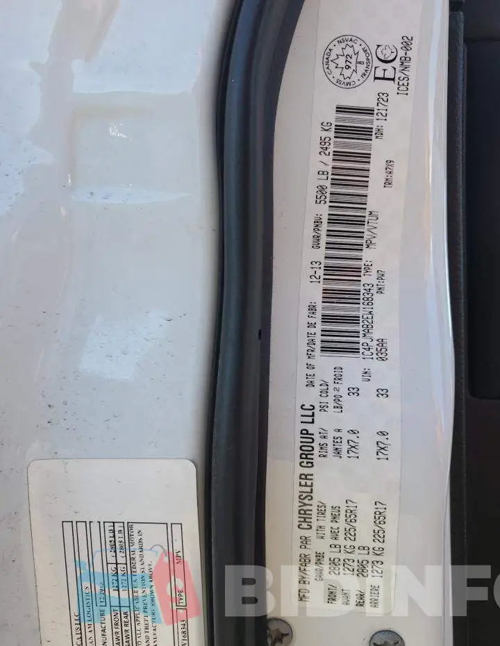 1C4PJMAB2EW168343 Photo# 13