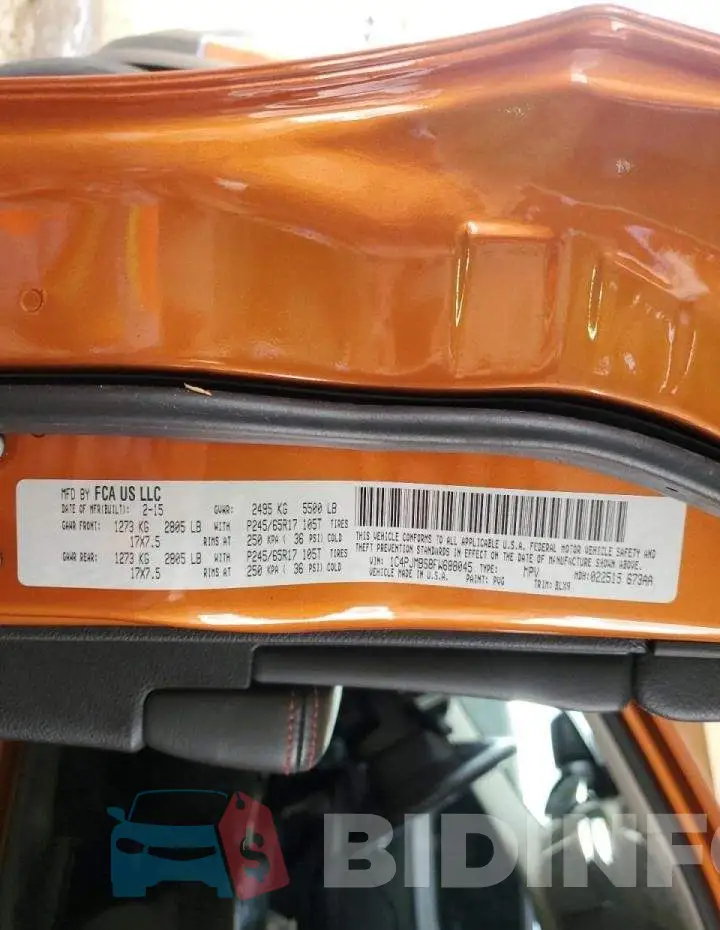 1C4PJMBS8FW688045 Photo# 13