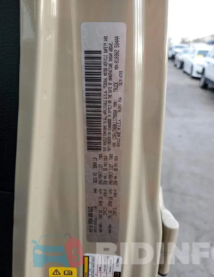 1C6HJTAG0LL179860 Photo# 12