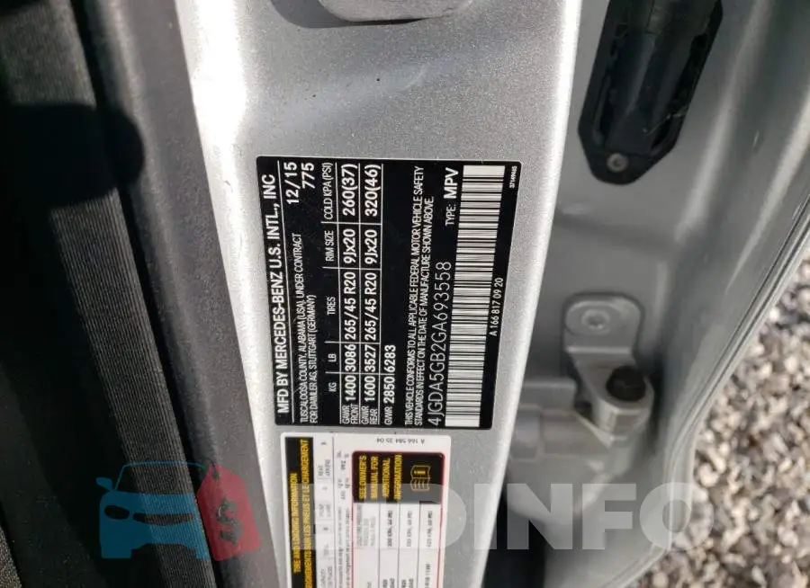 4JGDA5GB2GA693558 Photo# 13