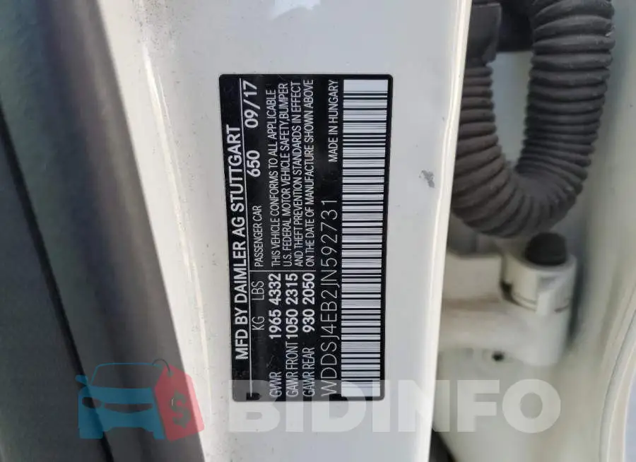 WDDSJ4EB2JN592731 Photo# 12