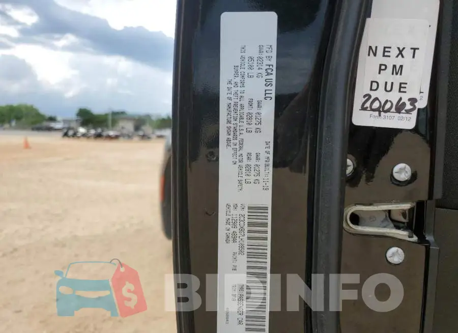 2C3CDXBG7LH109502 Photo# 13
