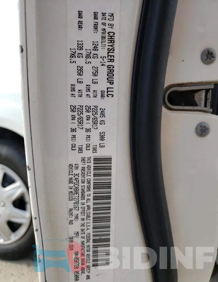 3C4PDCAB0ET278167 Photo# 13