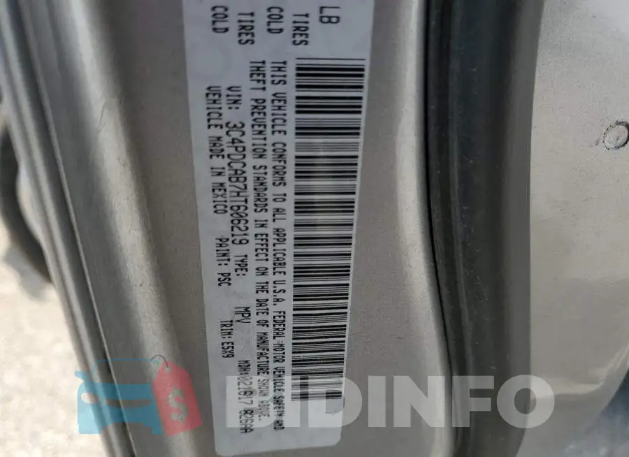 3C4PDCAB7HT606219 Photo# 13