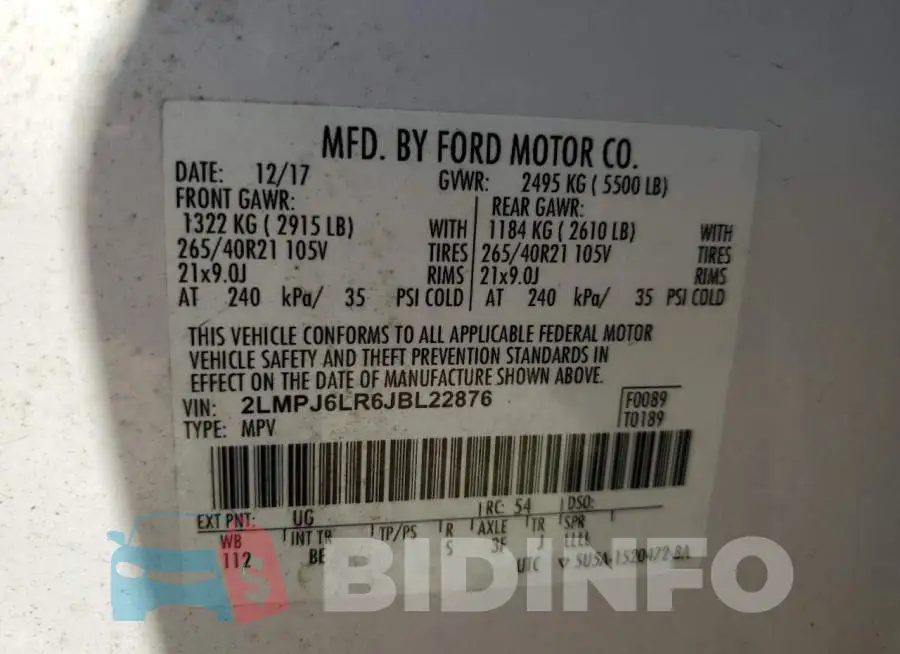 2LMPJ6LR6JBL22876 Photo# 12