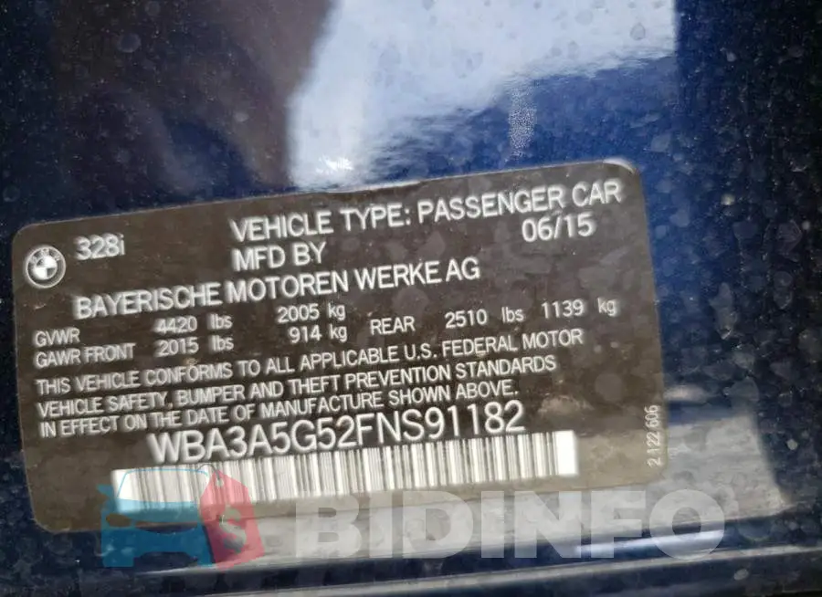 WBA3A5G52FNS91182 Photo# 12