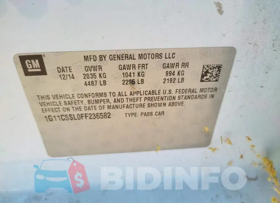 1G11C5SL0FF236582 Photo# 12