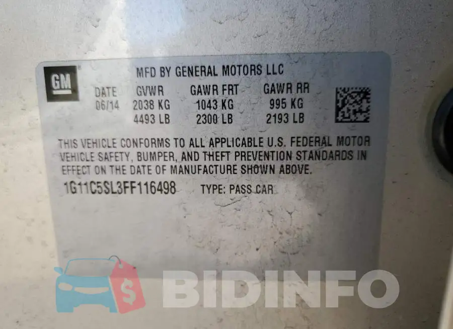 1G11C5SL3FF116498 Photo# 12