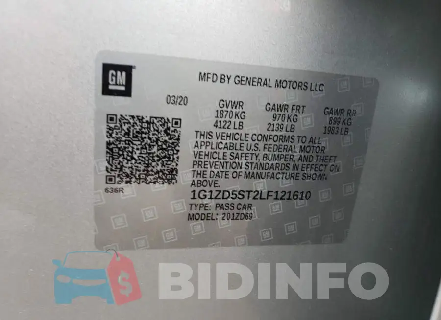 1G1ZD5ST2LF121610 Photo# 12