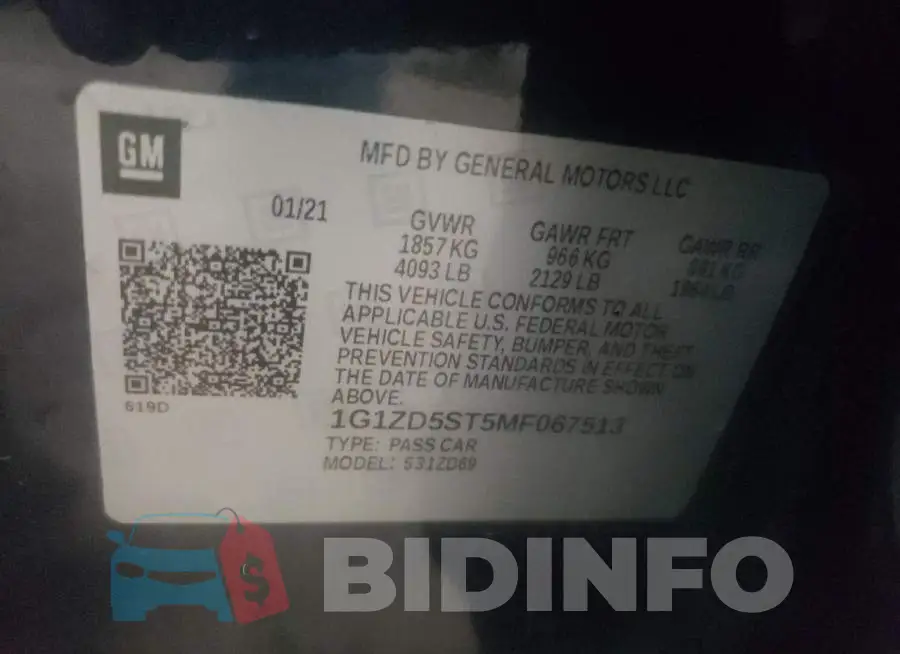 1G1ZD5ST5MF067513 Photo# 12